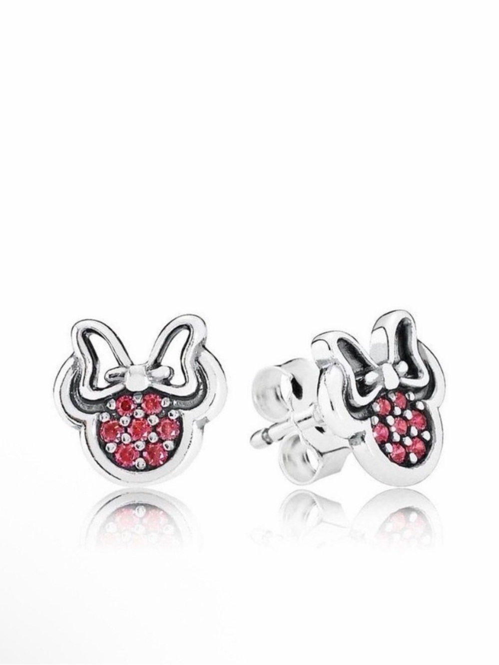 Pandora Disney Sparkling Minnie Stud Earrings. (164)
